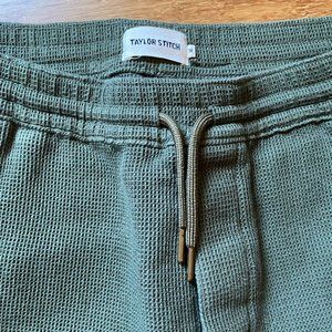 TAYLOR STITCH APRES PANT IN ARMY WAFFLE